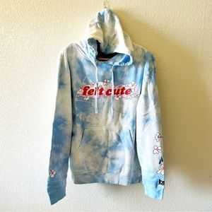 Bsr by Samii Ryan Oversized Pullover Hoodie Felt Cute Size small